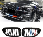 Решетки за BMW F10 / F11 (2010+) - двойни с три цвята