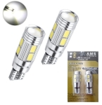 Комплект от 2 броя Лед Крушки За Габарит Т10 W5W LED 10 SMD Canbus 12V Бяла Светлина в блистер
