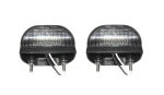 2 Броя Комплект LED Oсветление, Лед Плафон за Регистрационен Номер, 12V-24V, 75X45mm