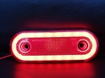 LED Диоден Габарит, Червен, Маркер, Е-Mark, Неон Ефект, 12V-24V 0294