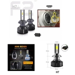 Комплект Мини LED диодни крушки H7 12V 24V 72W 10000lm CANBUS