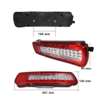 Комплект LED Лед Стопове Диодни със Светлина За Номер, Зумер Заден Ход, 24V, За Волво Volvo FH4 2013+