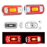 Комплект LED Светодиодни Стопове, С Букса, Ляв и Десен, 6 Функции, Е-Мark, 12V-24V