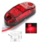 LED габарит за камион , бус , ремарке и др 12V - Червен 122