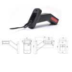 Комплект LED габарити тип рогче Е-Mark, неон ефект, за камион, ремарке 12/24V, Три Светлини, 14.6 см
