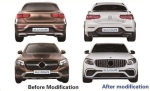 Body Kit - AMG Пакет за Mercedes GLC Coupe C253 (2015-2019) - AMG C63 Design