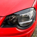 Вежди за фарове Volkswagen Polo (2002-2009) - черен гланц