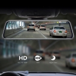 Видеорегистратор DVR 1080 FULL HD с 5,5" LCD Touch screen дисплей в огледалото и камера за задно виждане и запис