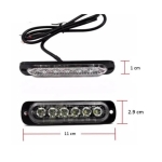 6 LED Аварийна лампа за пътна помощ , жълта блиц вветлина , мигаща
