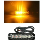 6 LED Аварийна лампа за пътна помощ , жълта блиц вветлина , мигаща