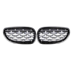 Решетки за BMW E60 (2003-2010) - черни / хром Diamond design