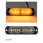10 LED Аварийна лампа за пътна помощ , жълта блиц мигаща светлина 12V 24V - 748