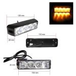 4 LED Аварийна лампа за пътна помощ, Жълта блиц светлина, Мигаща! - 752