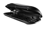 Автобокс Junior Altro 185x80x41cm с 70 mm крепежи, с двустранно отваряне с ключ, 460 литра - черен