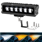 155 cm 7Д Диоден Прожектор Супер Мощен Халоген Led Bar Лед Бар Комбиниранa Бяла и Жълта Светлина 12V - 24V За АТВ SUF Джип 4х Offroad Камион