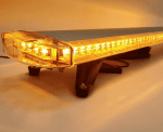 Мощна аварийна сигнална лампа 120 см 88 LED ЛЕД блиц маяк буркан лед бар 12-24V със 15 режима на работа жълта за пътна помощ платформа снегорин багер