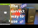 Мини черен GPS тракер за проследяване и подслушване в реално време със СИМ карта и слот за Mini TF card