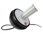 LED ЛЕД Аварийна Сигнална Лампа Маяк Буркан Оранжева Жълта 12V - 24V за трактори комбайни репатраци снегорини аварийни автомобили и др. Е-Mark E9