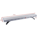 LED аварийна сигнална лампа Маяк с 15 режима Жълта Блиц светлина 119.4см 88w