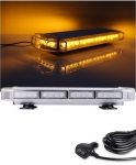 12V 24V Лед Led Диодна Мощна Аварийна Сигнална Лампа Буркан с Магнит 10 режина Бяло Стъкло За Пътна Помощ Платформа Снегорин и др.