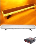 12V 24V Лед Led Диодна Мощна Аварийна Сигнална Лампа Буркан 140см 10 режина Бяло Стъкло За Пътна Помощ Платформа Снегорин и др.