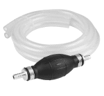 Гумена помпа за ръчно подкачване на гориво дизел бензин масло течности 10мм