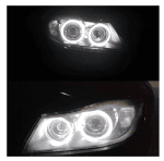 Комплект от 2 броя ярки бели LED крушки Angel Eyes ангелски очи 12V за BMW Е90 Е91 с Canbus без грешки