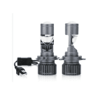 Комплект от 2 броя LED ЛЕД диодни крушки с лупа H4 Х4 12V - 24V 80W 12000LM за фарове Canbus без грешки 6000К-6500К къси/дълги
