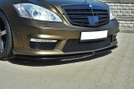 Спойлер за предна AMG броня Maxton design за Mercedes Benz W221 (2005-2013)