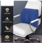 Ортопедична анатомична възглавница за лумбална опора от мемори пяна с охлаждащ гел