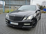Спойлер за предна AMG броня Maxton design за Mercedes Benz W212 (2009-2012)