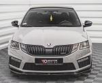 Спойлер за предна броня Maxton design за Skoda Octavia RS (2016-2019)