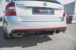 Дифузьор за задна броня Maxton design за Skoda Octavia RS (2013-2019)