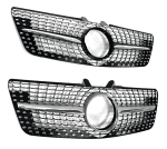Предна решетка за Mercedes ML W164 ML320 ML350 ML550 ML63AMG 2009-2012