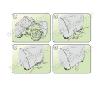 Покривало за ATV Kegel серия Basic, размер M, сив цвят , Quad