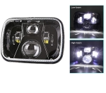Универсален 45W LED фар 12-24V къси/дълги 20x14cm за ATV и др.