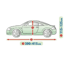 Покривало за кола за купе Kegel Mobile Garage, размер М, сиво
