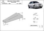 Метална кора под скоростна кутия MERCEDES C (W203) от 2000 до 2003