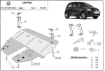 Метална кора под двигател и скоростна кутия VOLKSWAGEN FOX от 2005