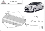 Метална кора под двигател и скоростна кутия CITROEN DS3 от 2009