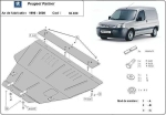 Метална кора под двигател и скоростна кутия PEUGEOT PARTNER от 2002 до 2008