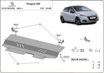 Метална кора под двигател и скоростна кутия PEUGEOT 208 от 2012