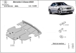 Метална кора под двигател MERCEDES C (W203) от 2003 до 2007