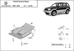 Метална кора под двигател SUZUKI GRAND VITARA от 1999 до 2006
