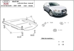 Метална кора под скоростна кутия AUDI A4 (8EC, B7) от 2004 до 2008