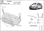 Метална кора под двигател и скоростна кутия SEAT ALTEA от 2004 до 2015