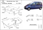 Метална кора под двигател и скоростна кутия MERCEDES VANEO от 2002