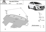 Метална кора под двигател и скоростна кутия след 2015 HYUNDAI i30 от 2012