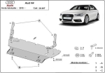 Метална кора под двигател AUDI A4 (8W, B9) от 2015