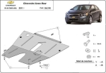 Метална кора под двигател и скоростна кутия CHEVROLET AVEO (T300) седан от 2011